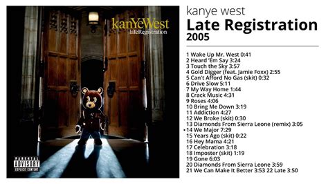 kanye west late registration tracklist.